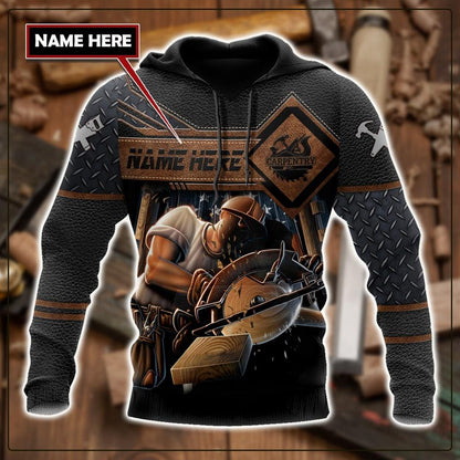Personalized Name Carpenter 3D All Over Printed Unisex Shirts Ver 2