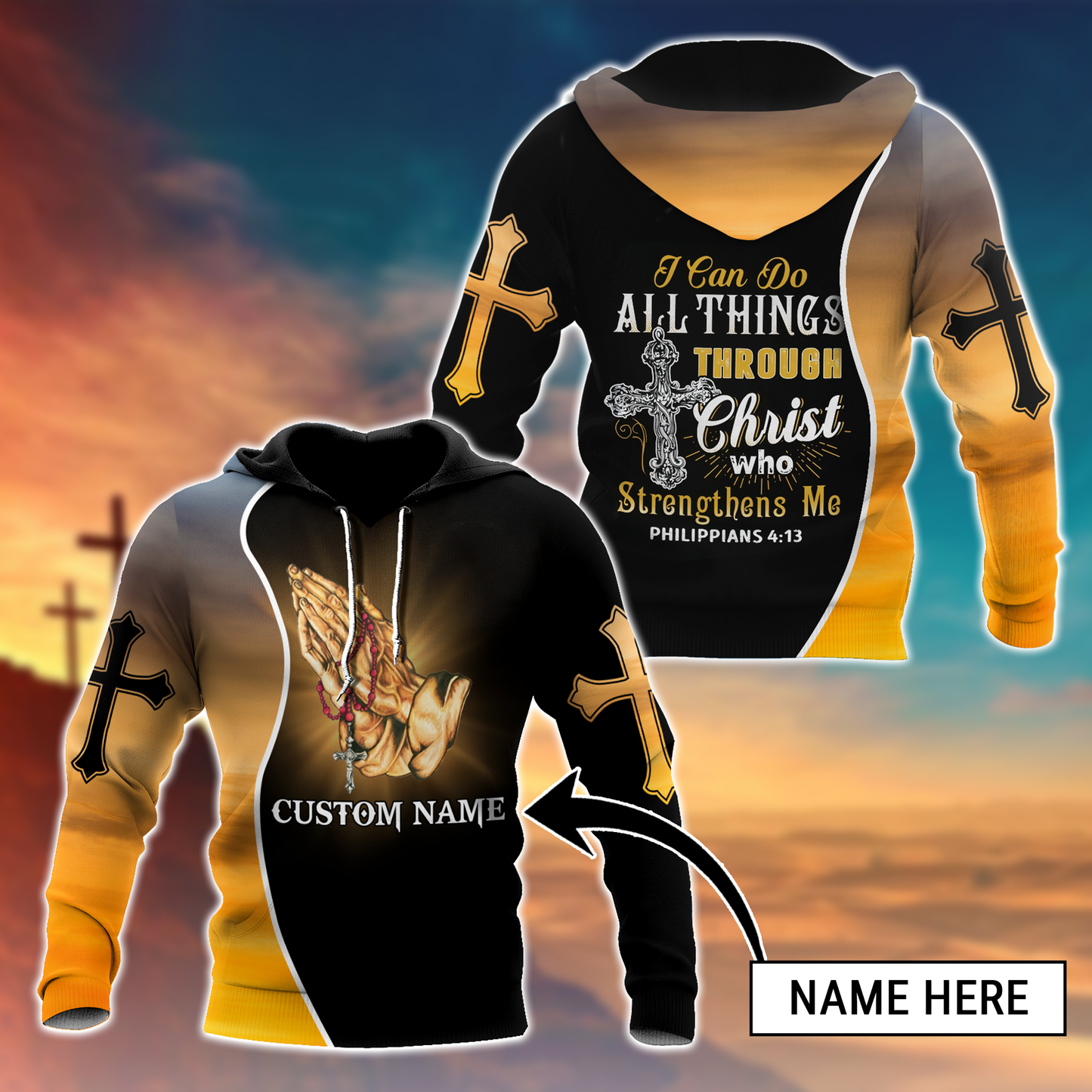 Premium Christian Jesus Easter Personalized Name 3D All Over Printed Unisex Shirts HV