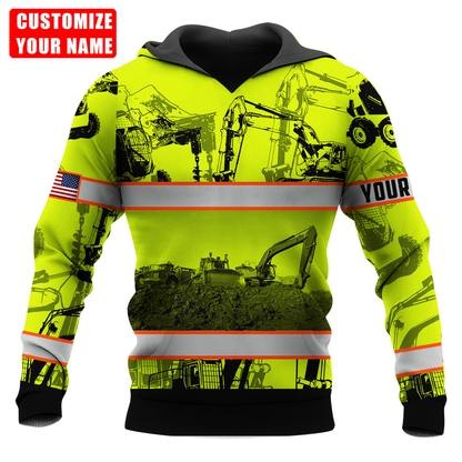 Personalized Trucker Safety 3D All Over Printed Shirts For Men And Women TN