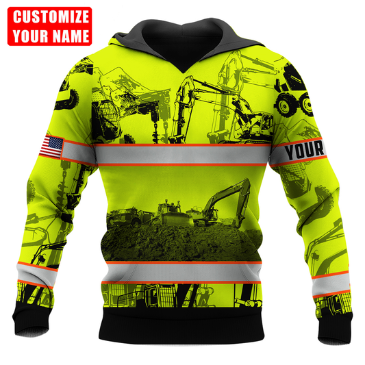 Personalized Trucker Safety 3D All Over Printed Shirts For Men And Women TN