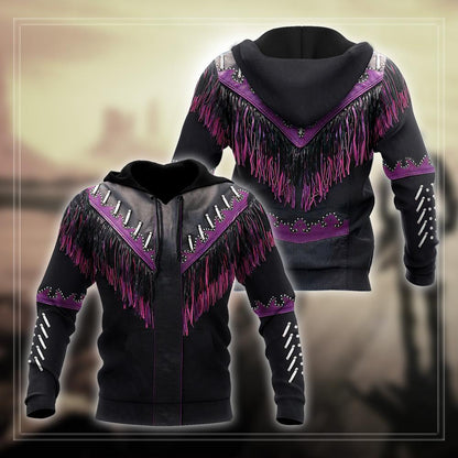 Cowboy Jacket No29 Cosplay 3D Over Printed Unisex Deluxe Hoodie ML