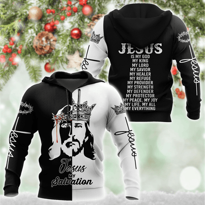 Jesus Christ Salvation 3D Printed Hoodie, T-Shirt for Men and Women