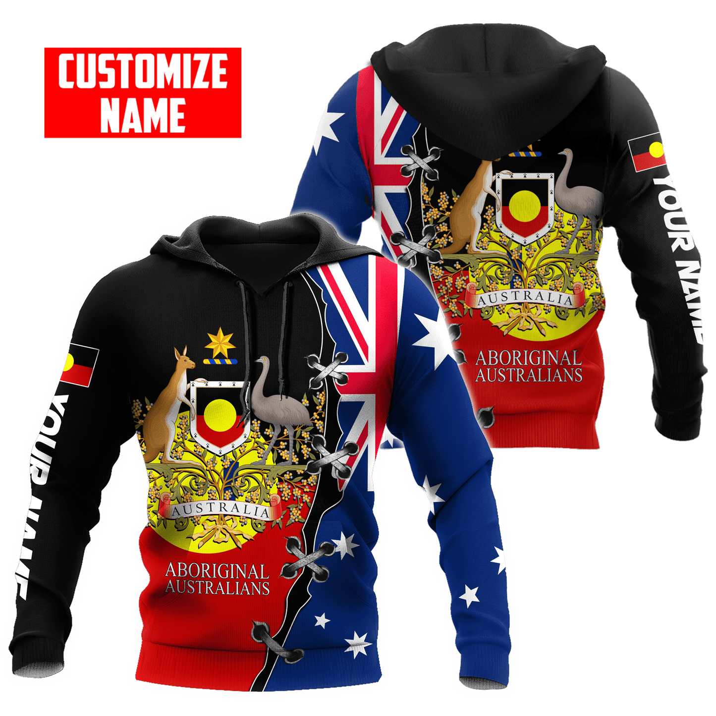 Personalized Name Australia 3D All Over Printed Unisex Shirts