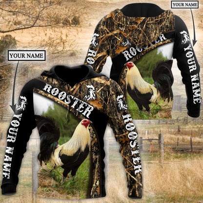 Personalized Rooster 3D Printed Unisex Shirts NTN24042104