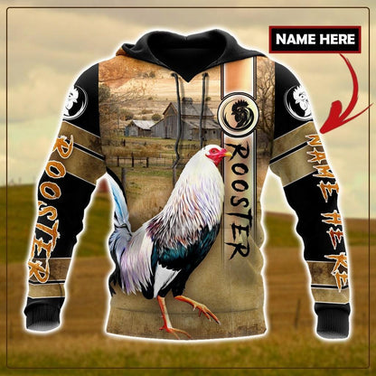 Personalized Rooster 3D Printed Unisex Shirts TNA24042102VH