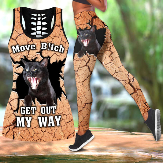 Premium Legging & Tank Top Funny Cat