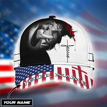 Personalized Name Carpenter Classic Cap Jesus