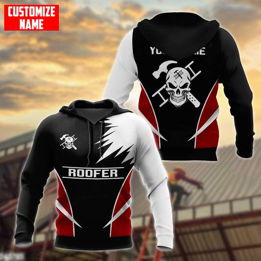 Premium 3D Printed Personalized Roofer Shirts MEI