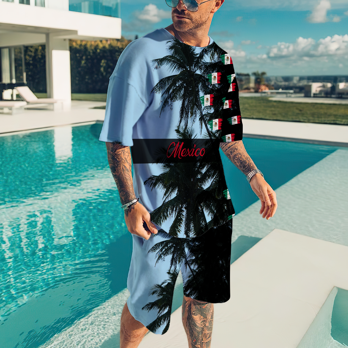 Mexico 3D All Over Printed Unisex Hoodie