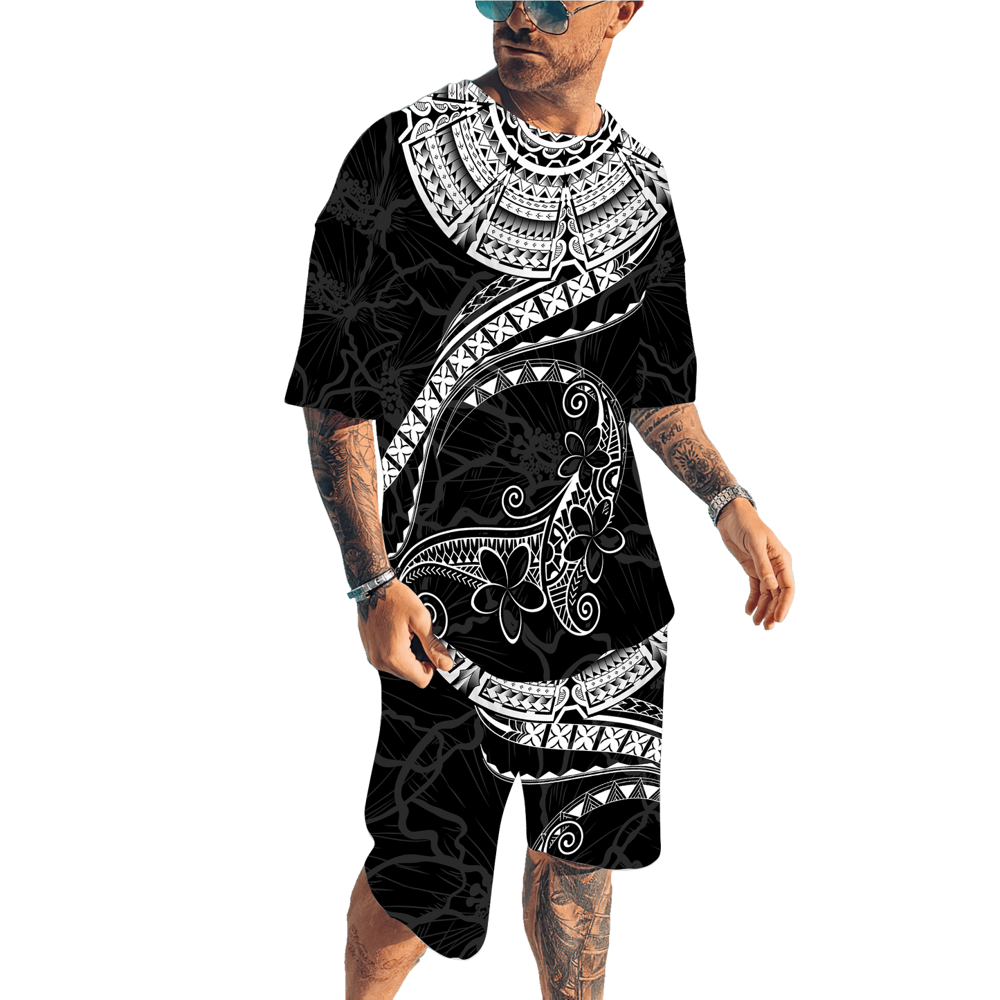Polynesia No 21 Combo T Shirt Broad Short Polynesian