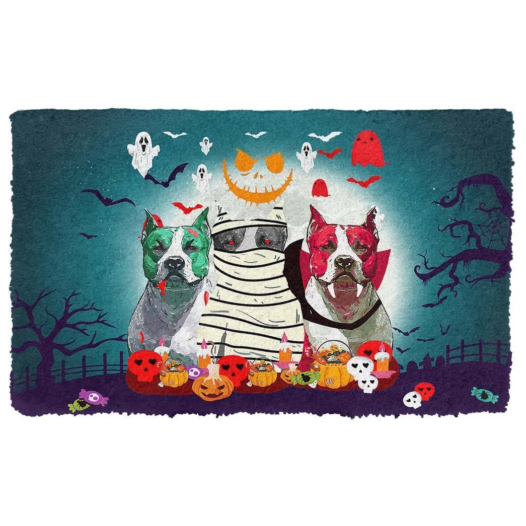 Premium Halloween Bulldog Doormat
