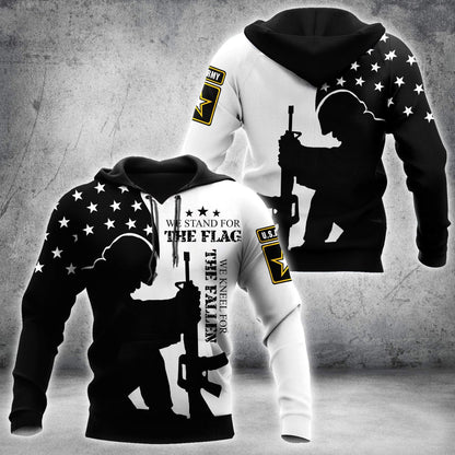 We Stand For The Flag - US Army 3D All Over Printed Shirts
