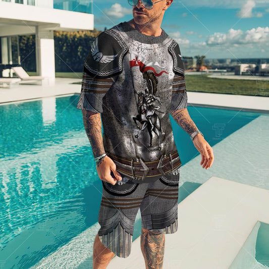 Premium Combo T Shirt Broad Short Polish Winged Hussars