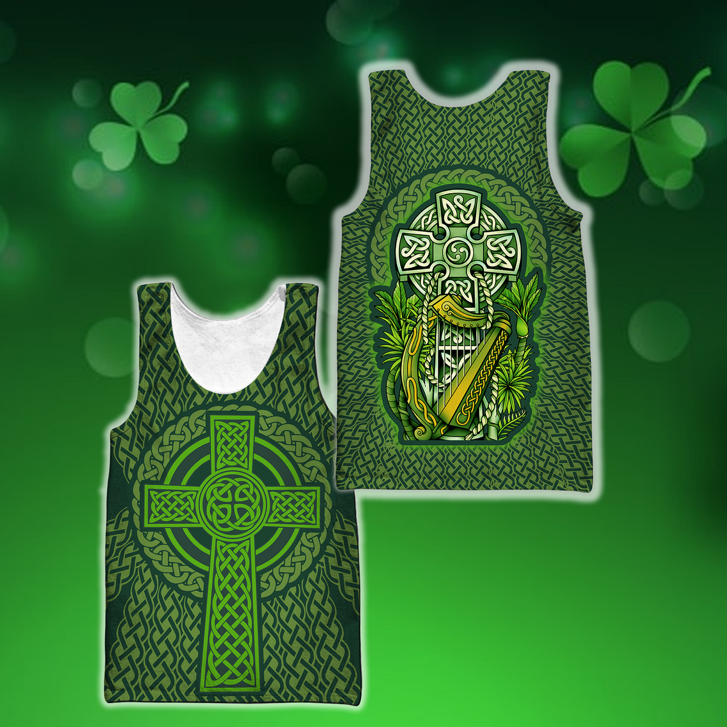 Personalized Irish Saint Patrick's Day 3D All Over Printed Shirts For Men And Women TN