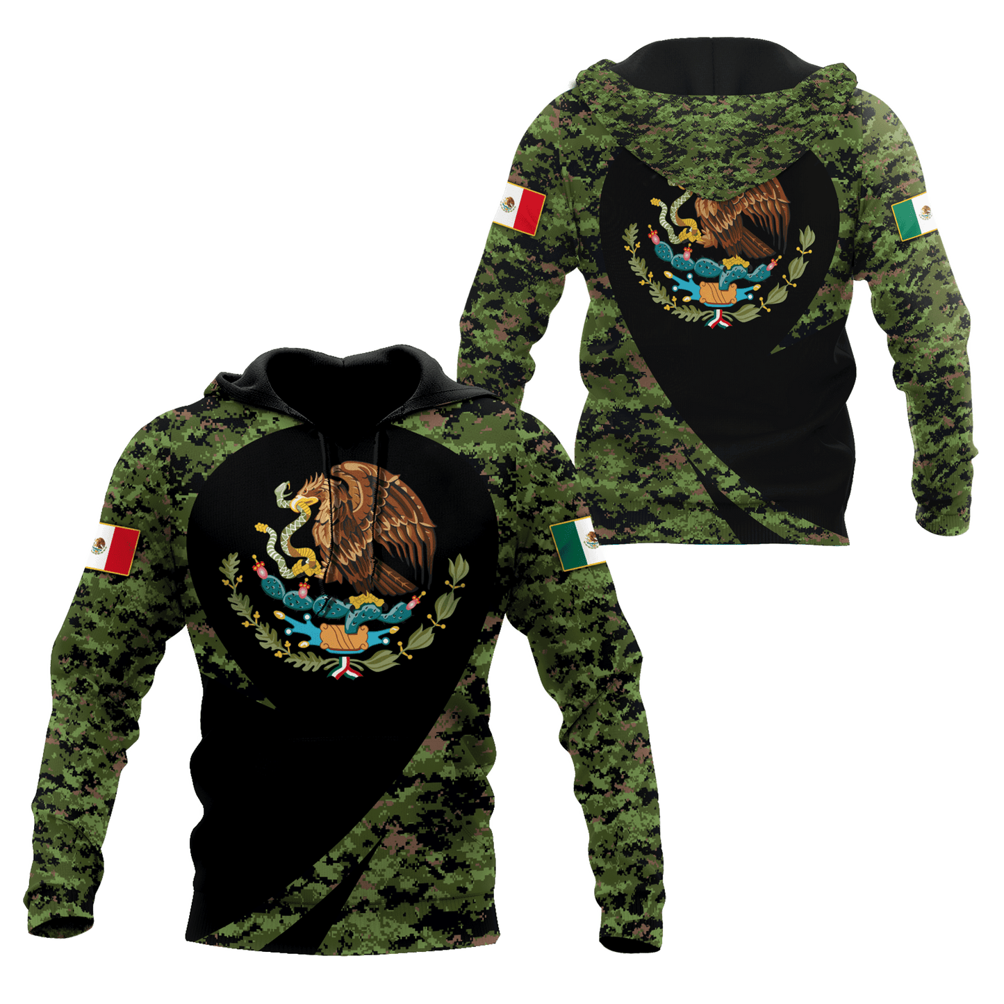 Mexico 3D All Over Printed Hoodie
