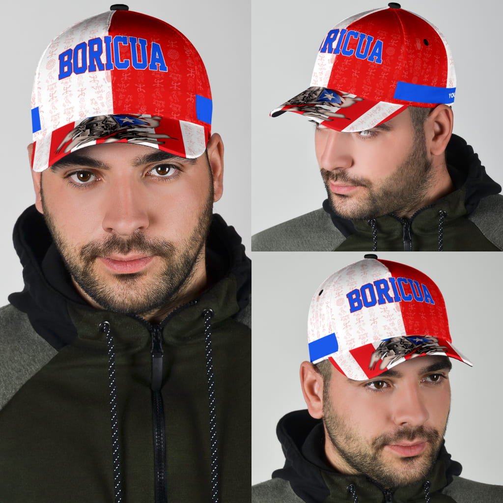 Customize Name Puerto Rico Classic Cap
