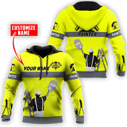 Tmarc Tee Personalized Name Painter 3D All Over Printed Unisex Shirts