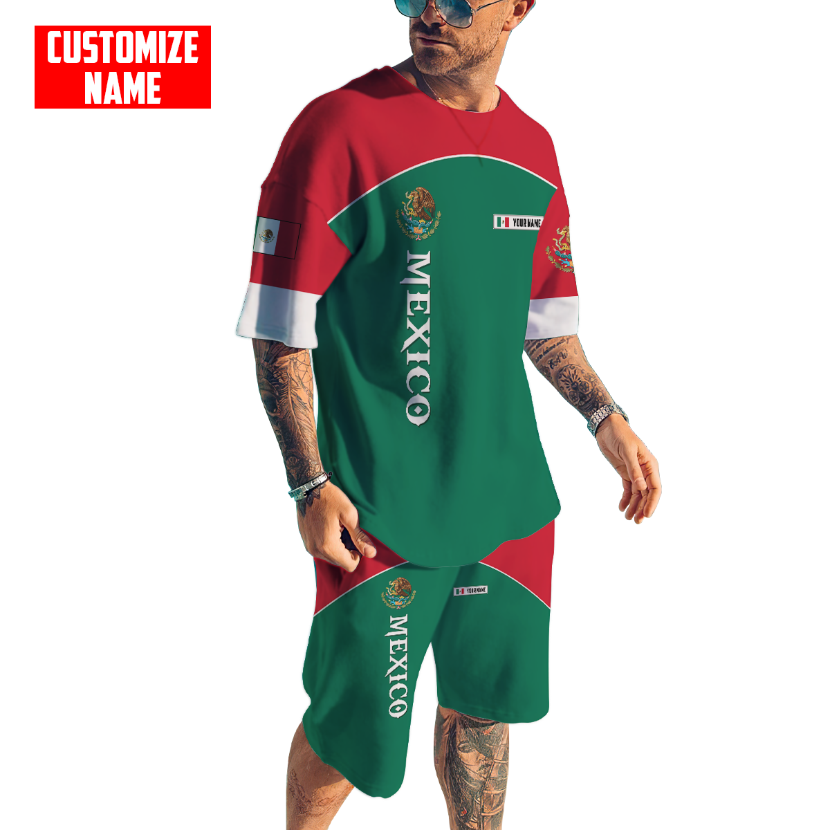 Persionalized Mexico 3D All Over Printed Unisex Shirts DQB26062102