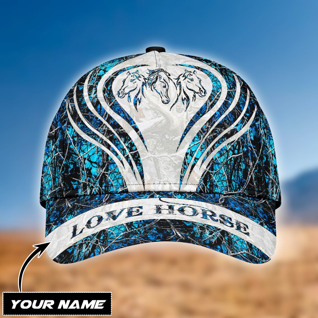 Personalized Name Horse Classic Cap