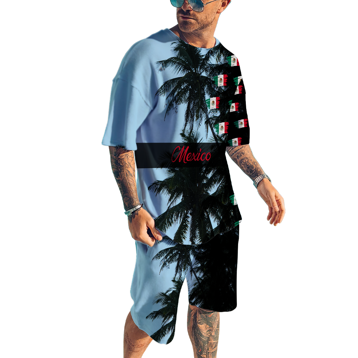 Mexico 3D All Over Printed Unisex Hoodie