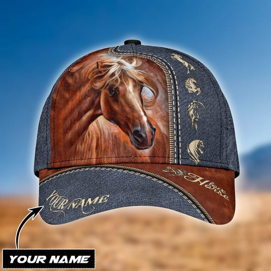 Personalized Name Horse Classic Cap