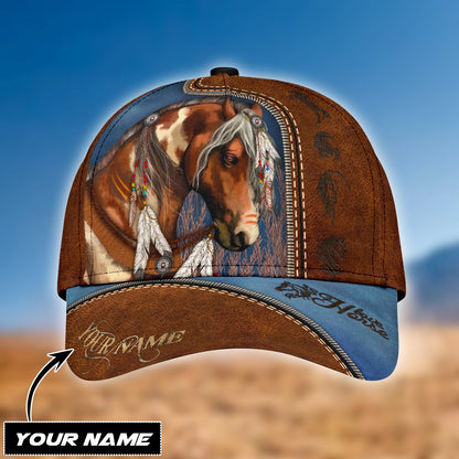 Personalized Name Horse Classic Cap