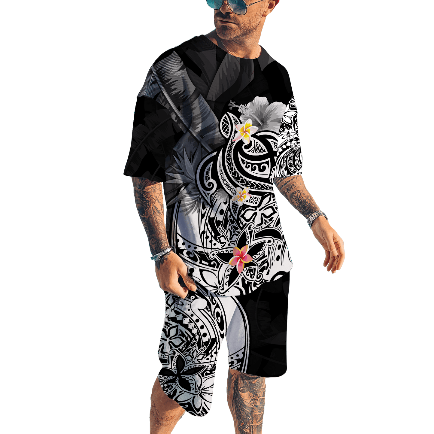 Polynesia No 24 Combo T Shirt Broad Short Polynesian