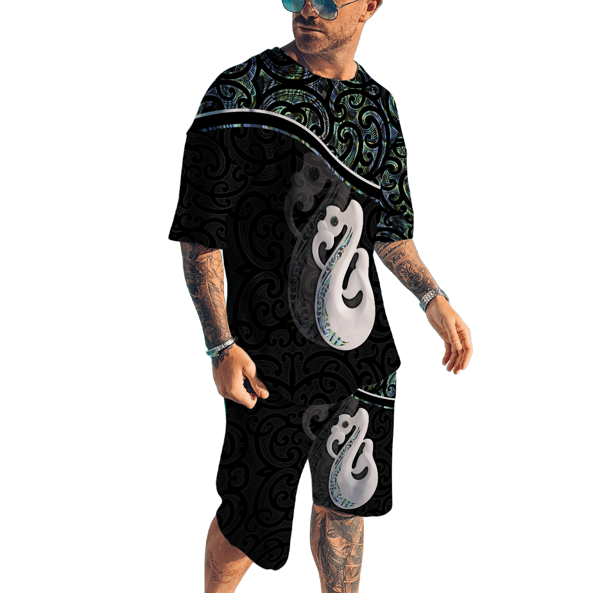 New Zealand Combo T-shirt and Short 3D All Over Printed DA06072003