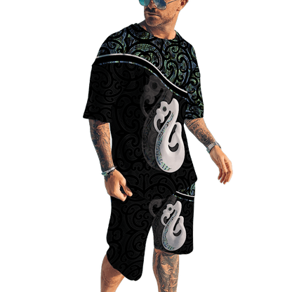 New Zealand Combo T-shirt and Short 3D All Over Printed DA06072003
