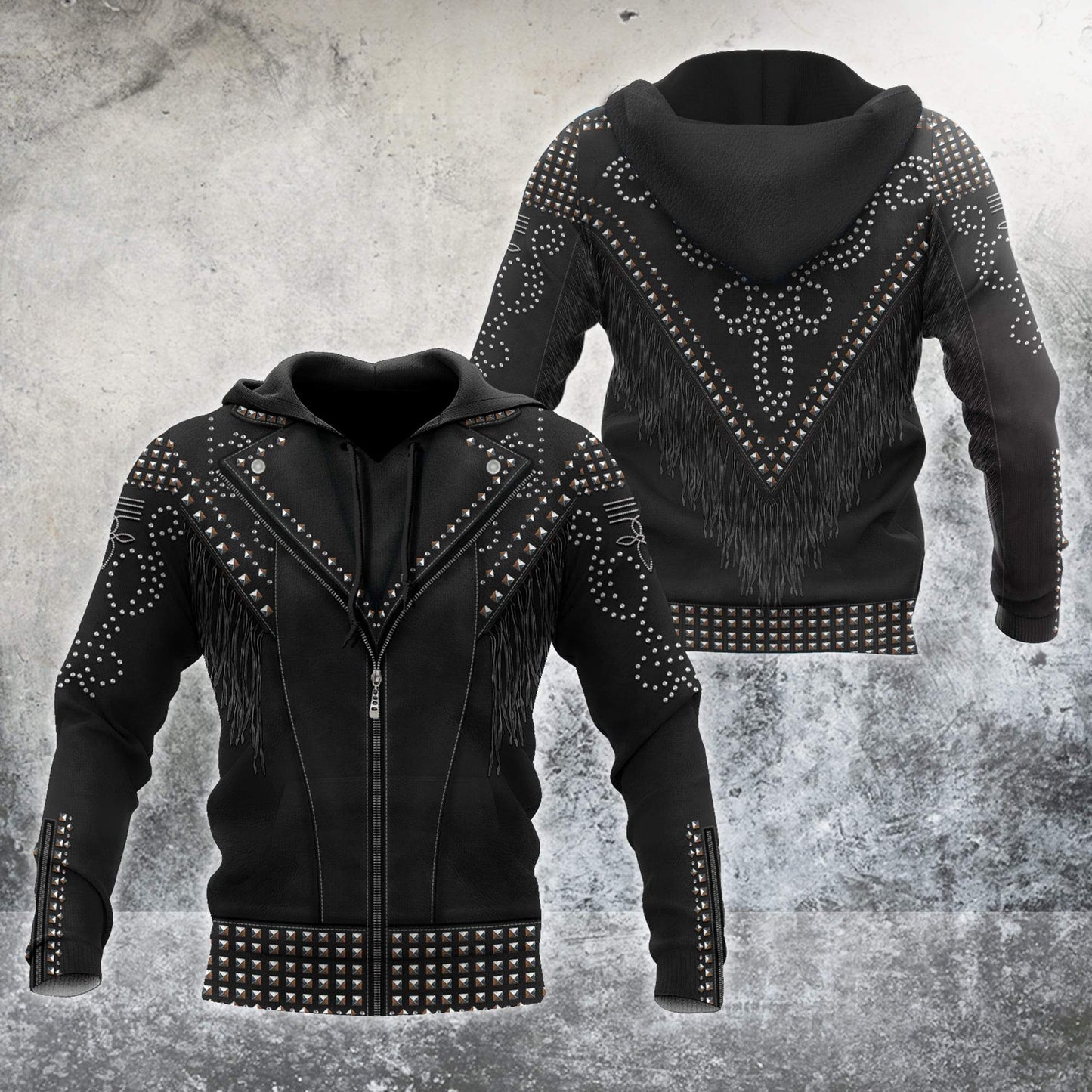 Cowboy Jacket No22 Cosplay 3D Over Printed Unisex Deluxe Hoodie ML