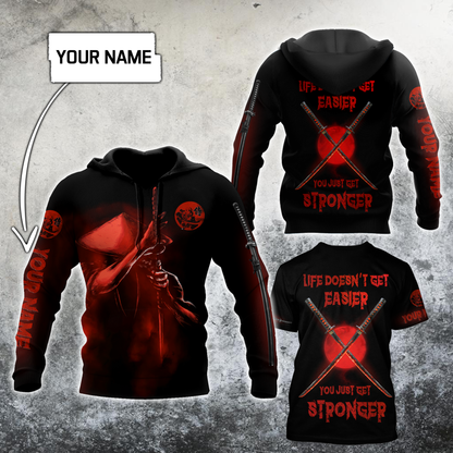 Customize Name Samurai Tattoo Japan 3D All Over Printed Unisex Shirt