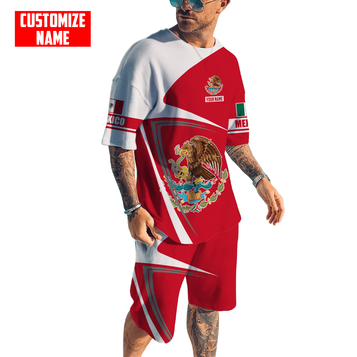 Persionalized Mexico 3D All Over Printed Unisex Shirts DA25062105