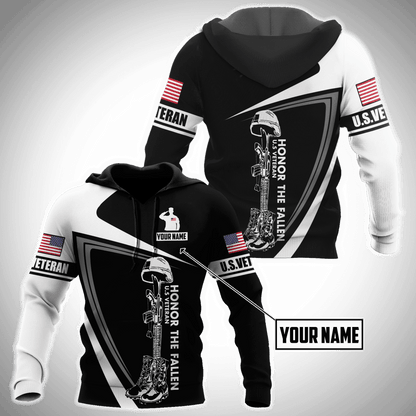 Custom name US Veteran 3D printed shirts Proud Military