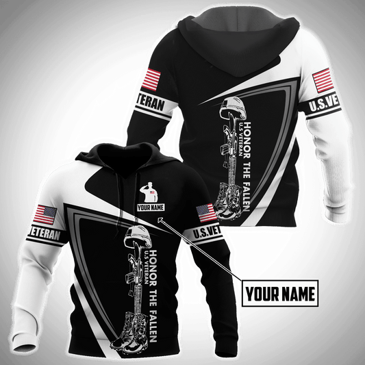 Custom name US Veteran 3D printed shirts Proud Military
