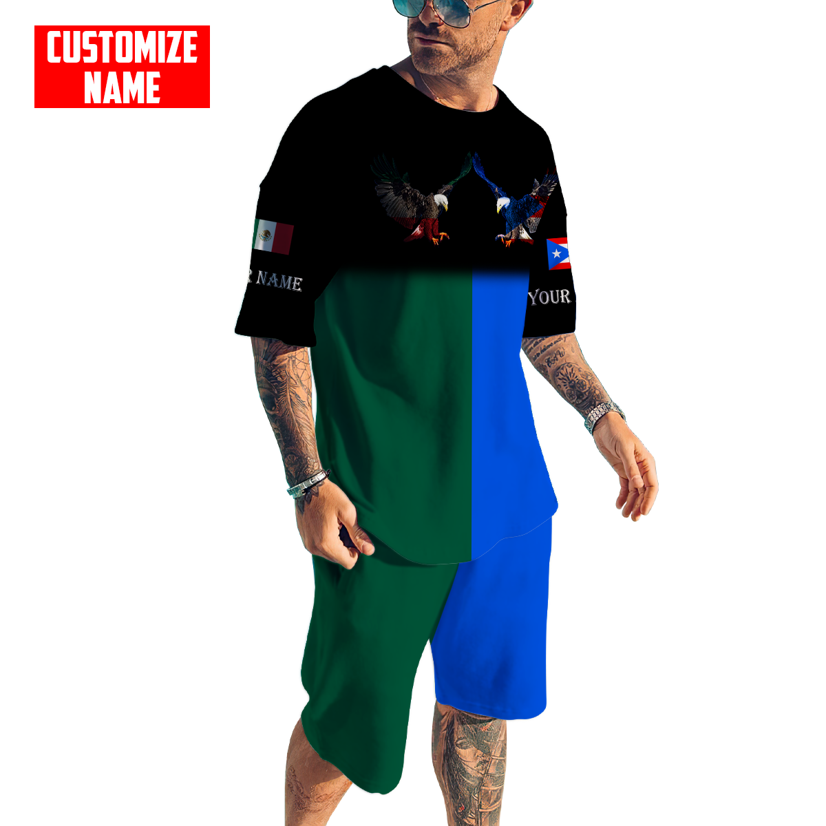 Persionalized Mexico 3D All Over Printed Unisex Shirts DQB23062103