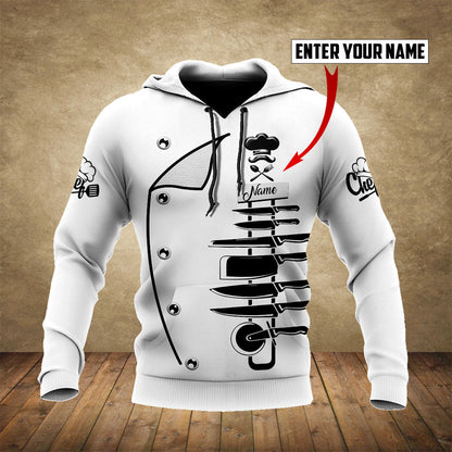 Custom Name Master Chef 3D All Over Printed Unisex Shirts