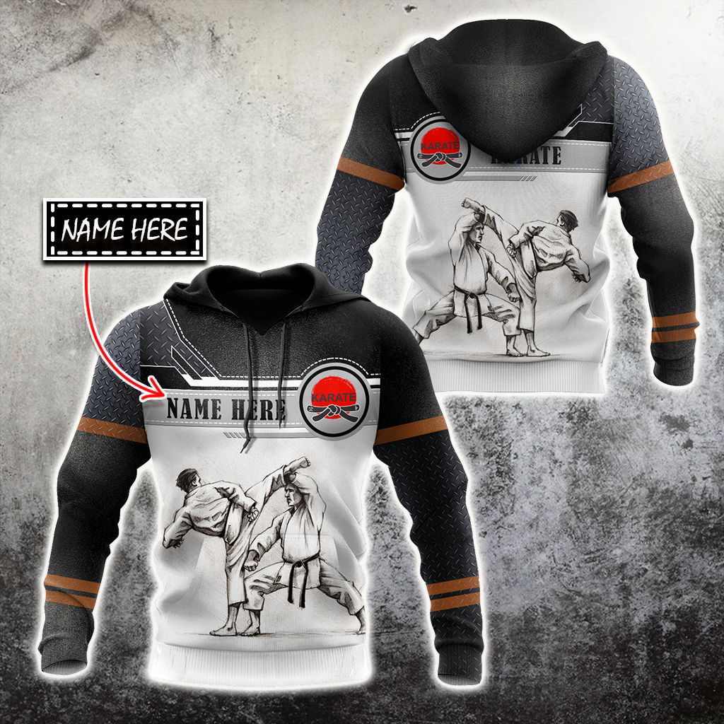 Customize Name Karate Hoodie For Men And Women TNA15032102