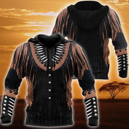 Cowboy Jacket No19 Cosplay 3D Over Printed Unisex Deluxe Hoodie ML