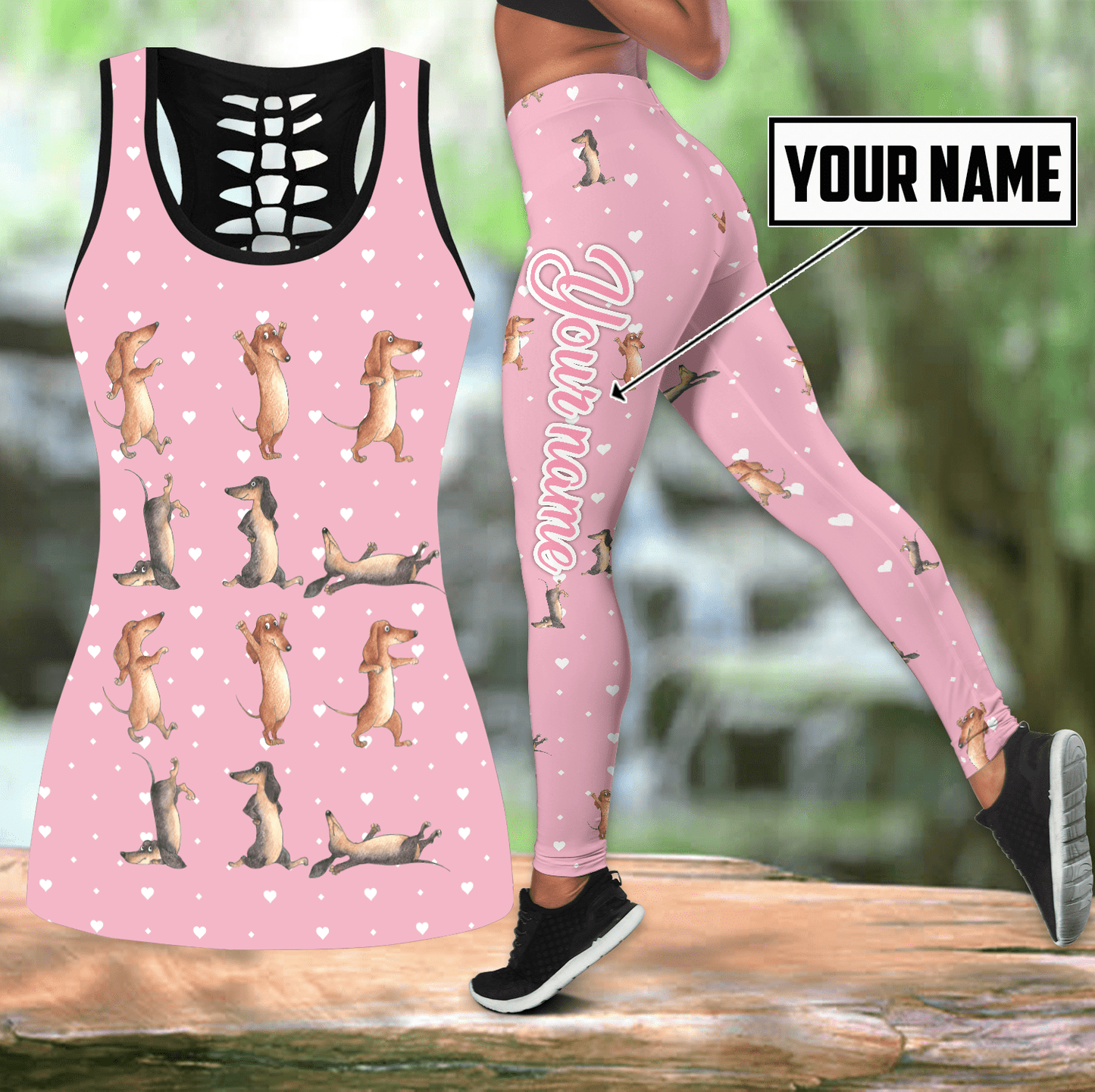 Customize Name Dachshund Combo Outfit DA21052106