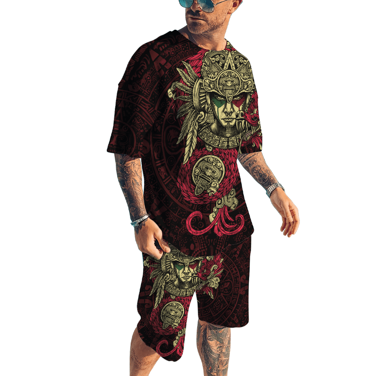 Aztec Mexican 3D All Over Printed Unisex Shirts DQB13072101