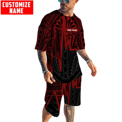 Polynesia No 29 Combo T Shirt Broad Short Personalize Name