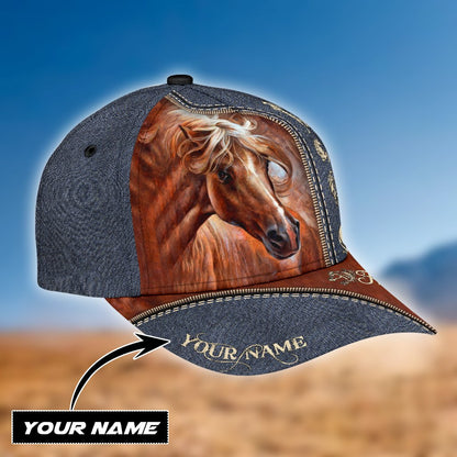 Personalized Name Horse Classic Cap