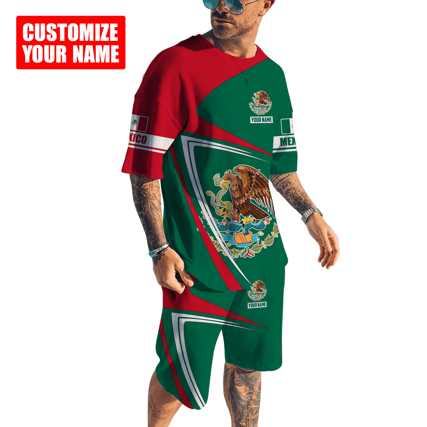 Persionalized Mexico 3D All Over Printed Unisex Shirts DA23062101