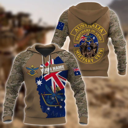 Tmarc Tee Custom name Australia Army Brothers in arms AU 3D print shirts