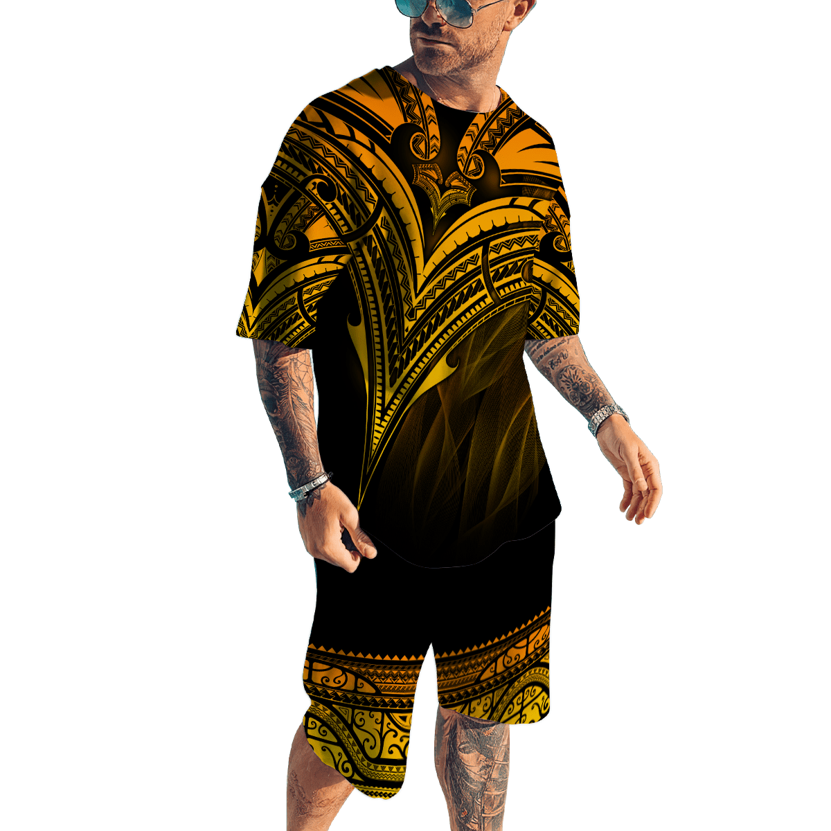 Polynesia No 26 Combo T Shirt Broad Short