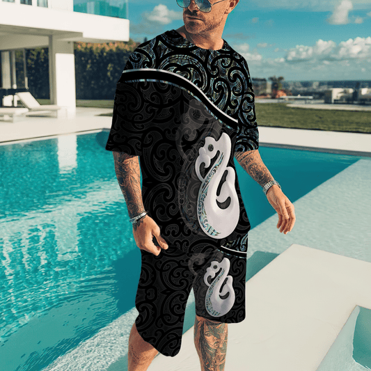 New Zealand Combo T-shirt and Short 3D All Over Printed DA06072003