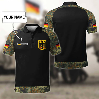 Personalized name German Army Hoodie 3D All Over Printed Unisex Shirts