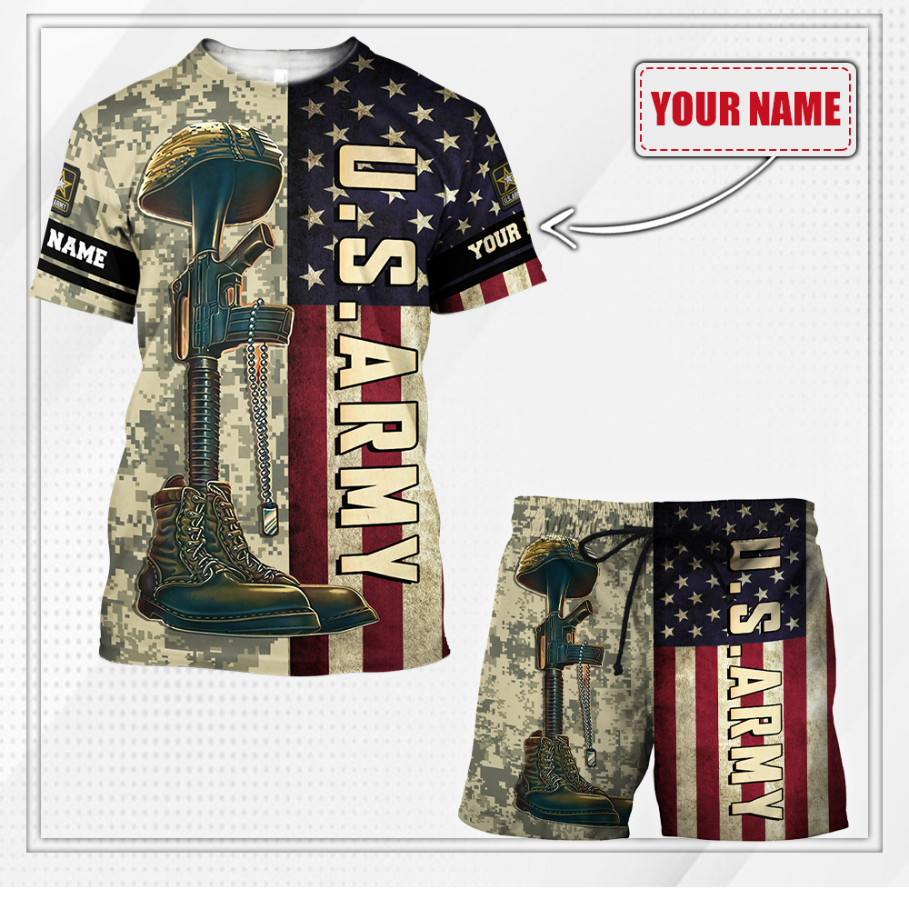 Personalized US Army 3D All Over Printed Shirts MH09062101