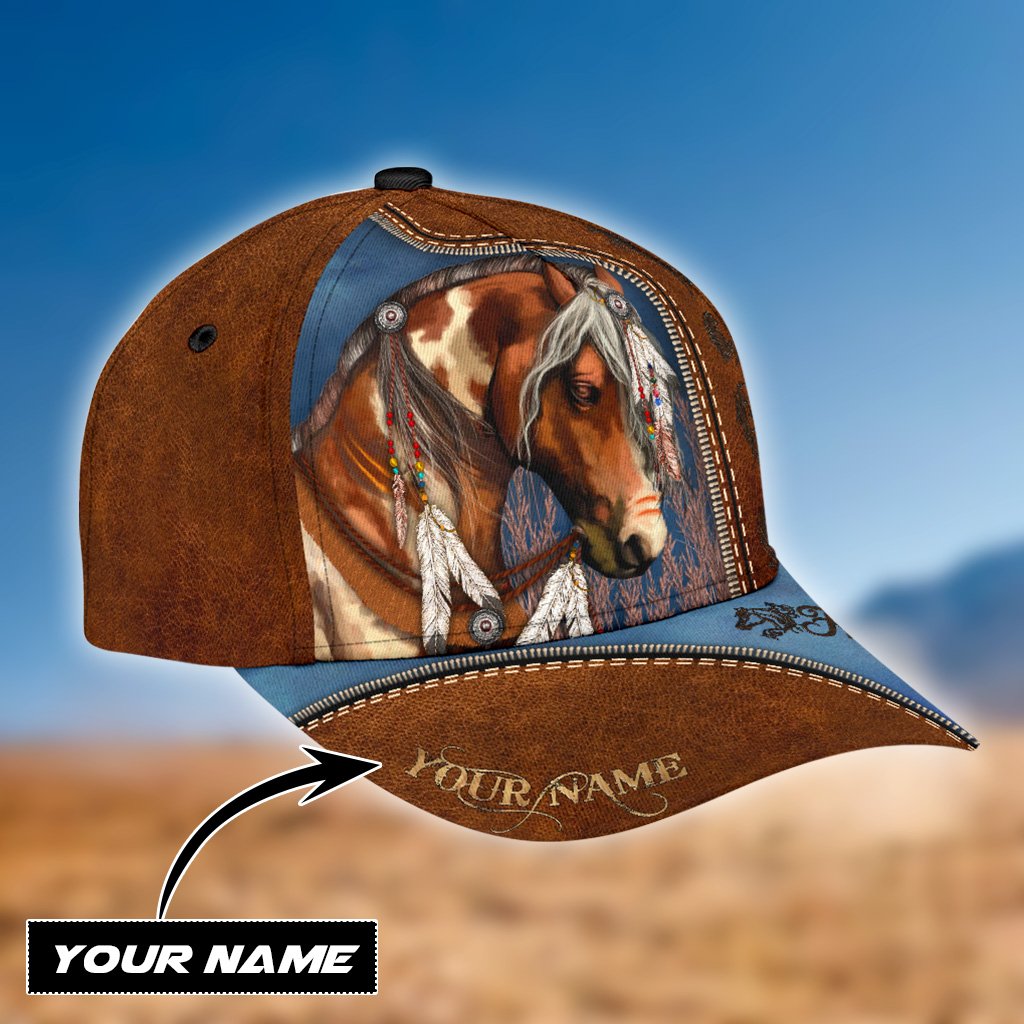 Personalized Name Horse Classic Cap