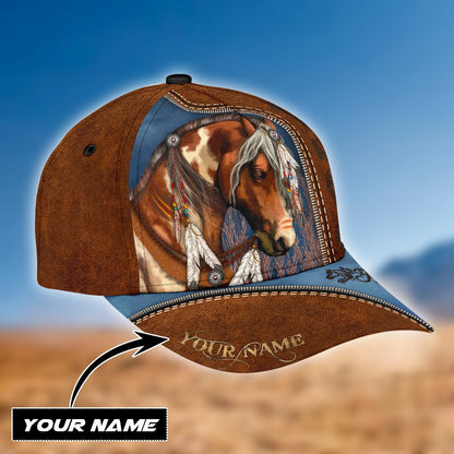 Personalized Name Horse Classic Cap